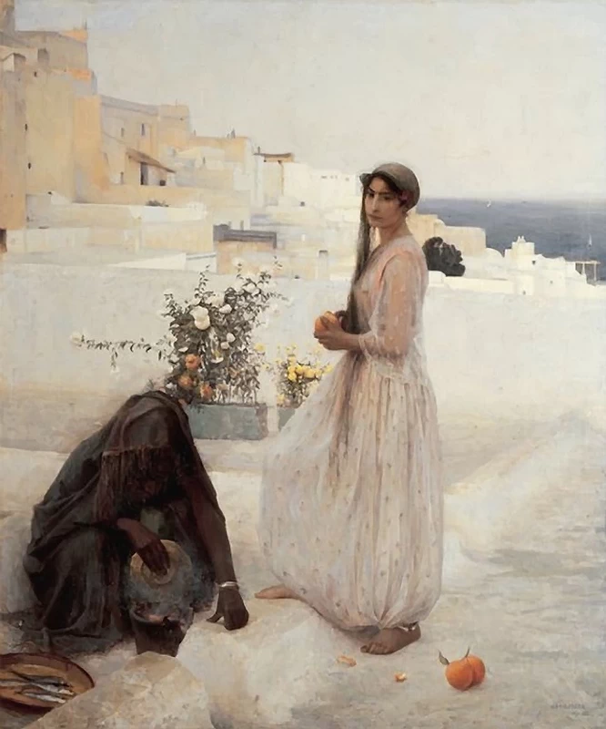 Donne sulle terrazze di Algeri